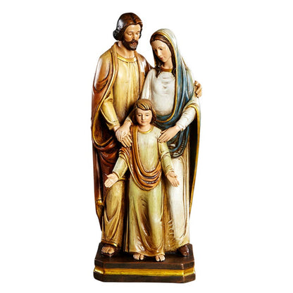 12" H Holy Family Statue
