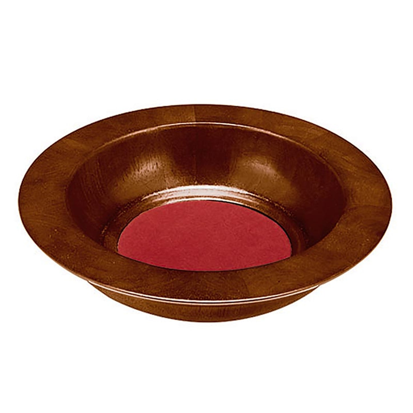 Walnut Stain Wood  Offering Plate