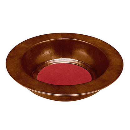 Walnut Stain Wood  Offering Plate
