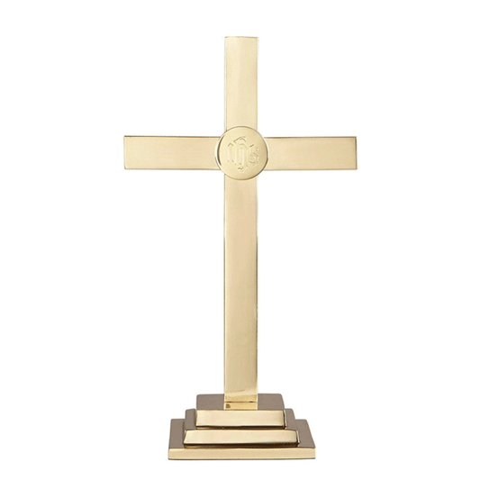 Classic Altar Cross with IHS Emblem (YC502-18)
