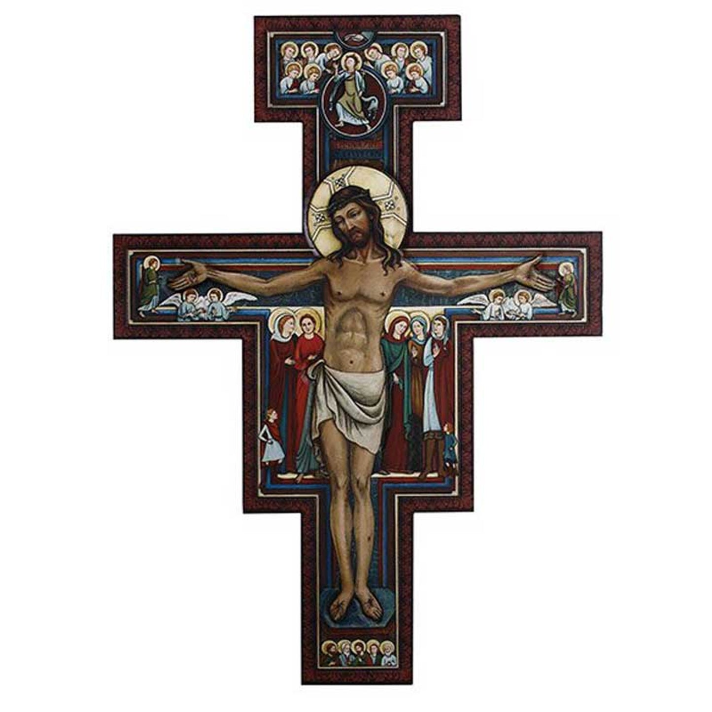31" H San Damiano Crucifix