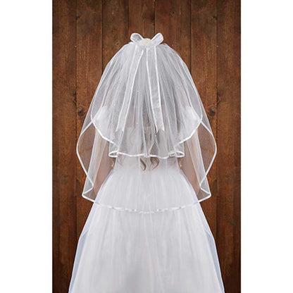 Crystal Tiara First Communion Veil