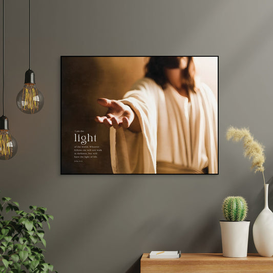 Foundations Of Faith Collection Art Print - I Am The Light