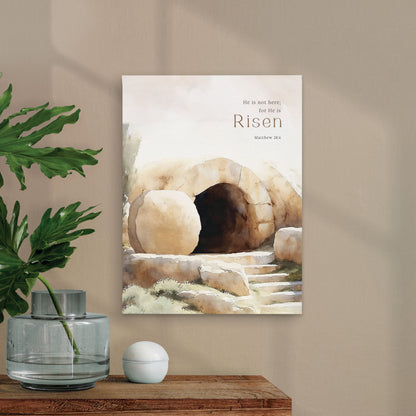 He Is Risen Collection Canvas - He Is Not Here