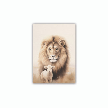He Is Risen Collection Canvas - Lion & Lamb