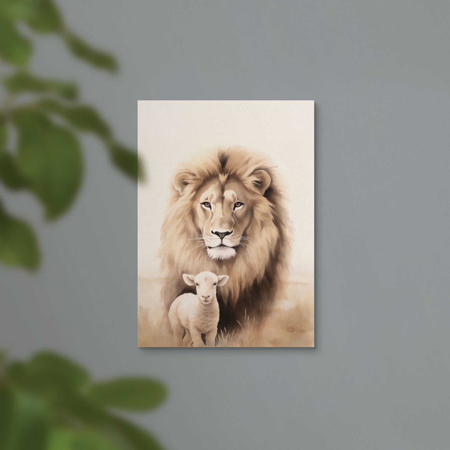 He Is Risen Collection Canvas - Lion & Lamb
